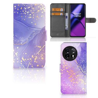 Hoesje voor OnePlus 11 Watercolor Paars