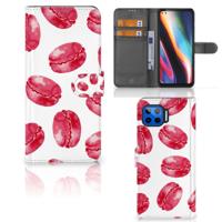Motorola Moto G 5G Plus | Book Cover | Pink Macarons