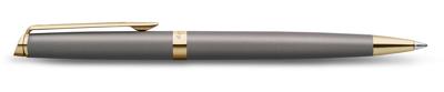 Waterman Hémisphère Metalic balpen, grijs GT, medium, giftbox