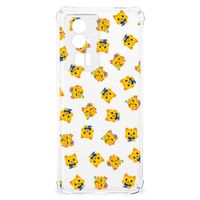 Doorzichtige Silicone Hoesje voor Xiaomi Poco F5 Pro Katten Emojis