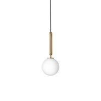 Nuura Miira 1 Hanglamp - Messing - Opaal