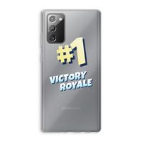 Victory Royale: Samsung Galaxy Note 20 / Note 20 5G Transparant Hoesje