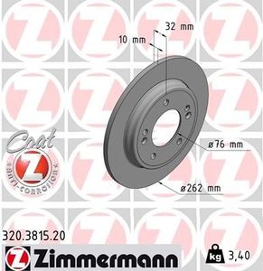 Remschijf Coat Z 320381520