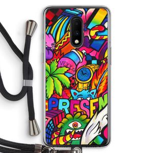 Represent: OnePlus 7 Transparant Hoesje met koord