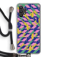 Skew Blush 1: Samsung Galaxy A32 5G Transparant Hoesje met koord