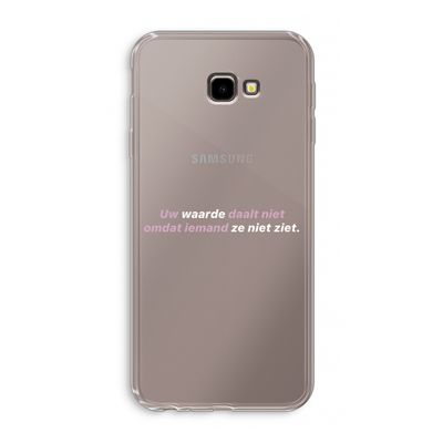uw waarde daalt niet: Samsung Galaxy J4 Plus Transparant Hoesje