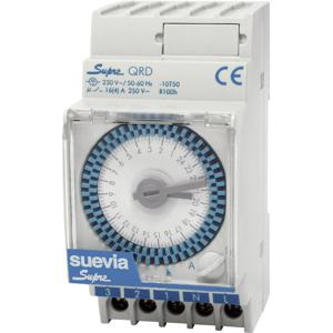 Suevia SUPRA QRD DIN-rail schakelklok Analoog 230 V/AC 4000 W