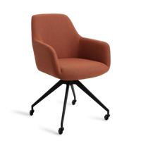 Jesper Home Eetkamerstoel 'Hiroo' Glide Black, kleur Hearth Harmony