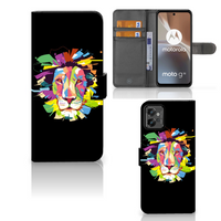 Motorola Moto G32 Leuk Hoesje Lion Color