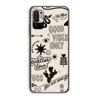 Good vibes: Xiaomi Redmi Note 10 5G Transparant Hoesje