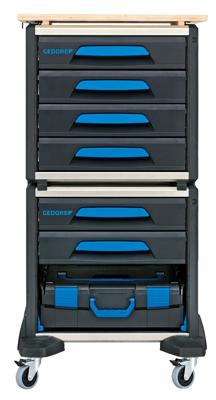 Gedore WorkMo gereedschapswagen 24 B2 | Inclusief gereedschapset 72-delig - 3005186