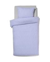 HEMA Dekbedovertrek 140x200/220cm zacht katoen strepen lavendel (lavendel)