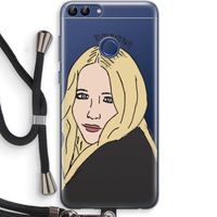 Mary Kate: Huawei P Smart (2018) Transparant Hoesje met koord