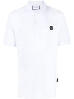 Philipp Plein polo à logo imprimé - Blanc