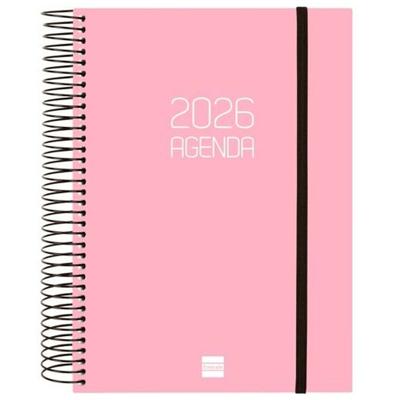 Agenda Finocam OPAQUE Roze A5 15,5 x 21,2 cm 2026