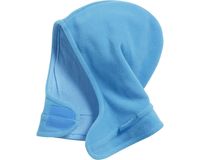 Playshoes fleece bivakmuts met sjaal uni aquablauw Maat - thumbnail