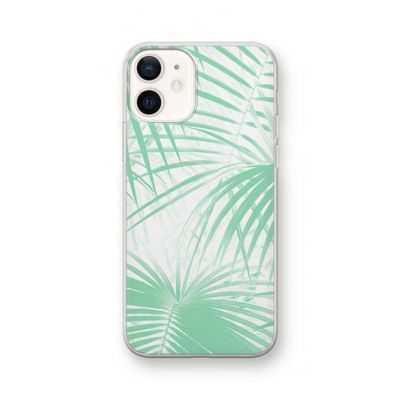Palmbladeren: iPhone 12 Transparant Hoesje
