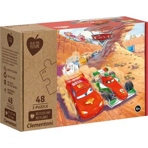 Clementoni legpuzzel Disney Pixar Cars junior 3 x 48 stukjes