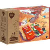 Clementoni legpuzzel Disney Pixar Cars junior 3 x 48 stukjes - thumbnail