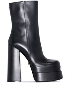 Versace bottines à plateforme 155 mm - Noir