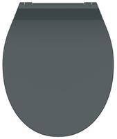 Schutte Duroplast WC-bril SLIM ANTHRAZIT met soft-close en quick-release | antraciet
 - 82704 - 82704