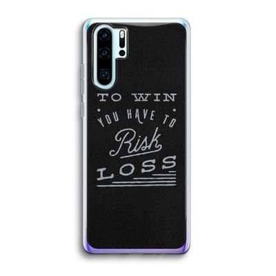 Risk loss: Huawei P30 Pro Transparant Hoesje