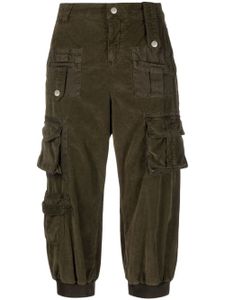 Blumarine pantalon court à poches multiples - Vert