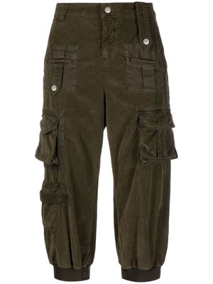 Blumarine pantalon court à poches multiples - Vert