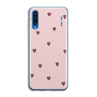 Hartjes: Samsung Galaxy A50 Transparant Hoesje