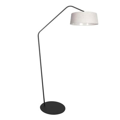 Steinhauer VloerlampZig-Zag zwart met witte kap Ø 48cm - 4253ZW