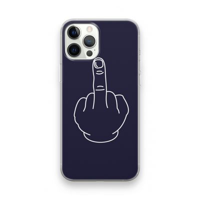 F**k U: iPhone 12 Pro Transparant Hoesje