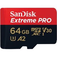 Sandisk MicroSDXC Extreme PRO 64GB 200/90 Mb/s - A2 - V30 - thumbnail