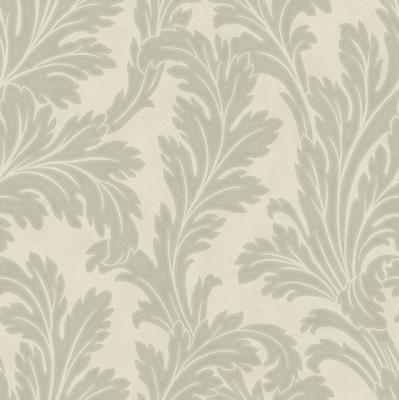Dutch Wallcoverings Eleganza - Acanthus Sage/Cream - Groen/Creme