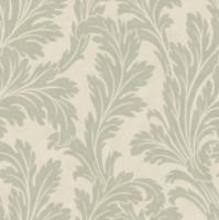 Dutch Wallcoverings Eleganza - Acanthus Sage/Cream - Groen/Creme
