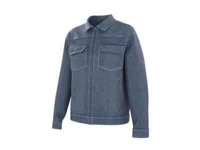 LIVERGY Heren spijkerjas (Blauw, XL)