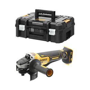 DeWalt DCG406NT-XJ XR 18V accu Haakse Slijper met dodemansschakelaar 125 mm excl. accu's en lader in T-Stak koffer - DCG406NT-XJ