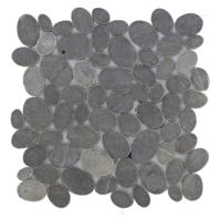 Stabigo Oval Grey mozaiek 30x30 cm grijs mat - thumbnail