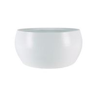 Bowl cresta pure white bloempot binnen 28 cm