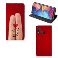 Samsung Galaxy A20e Hippe | Standcase | Liefde - Origineel Romantisch Cadeau