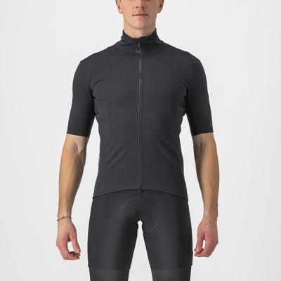 Castelli Perfetto RoS 2 Wind korte mouw fietsshirt zwart heren