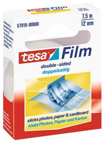 tesa tesafilm® doppelseitig 57910-00000-02 Dubbelzijdige tape tesafilm Transparant (l x b) 7.5 m x 12 mm 1 stuk(s)