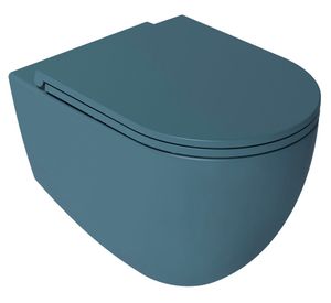 Sapho Infinity randloos toilet 53x36,5cm mat petrol