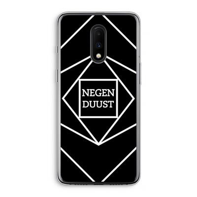 Negenduust geometrisch: OnePlus 7 Transparant Hoesje