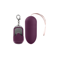 Shots Toys by Shots Vibrating Egg with 10 Speeds and Remote Control - L - Purple