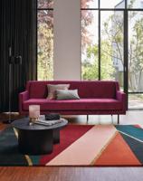 Ted Baker - Sahara Burgundy 56105 - 150 rond Vloerkleed