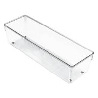 iDesign - Lade Organizer, 10.2 x 30.5 x 7.6 cm, Kunststof, Transparant