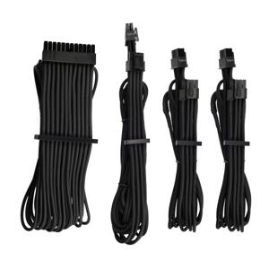 Corsair Premium Individually Sleeved PSU Cables Starter Kit Type 4 Gen 4 - Black Zwart