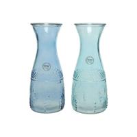 Kruik Kristal Blauw Donkerblauw Multicolour 1,1 L