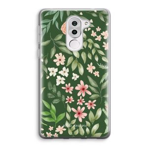 Botanical green sweet flower heaven: Honor 6X Transparant Hoesje