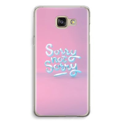 Sorry not sorry: Samsung Galaxy A5 (2016) Transparant Hoesje